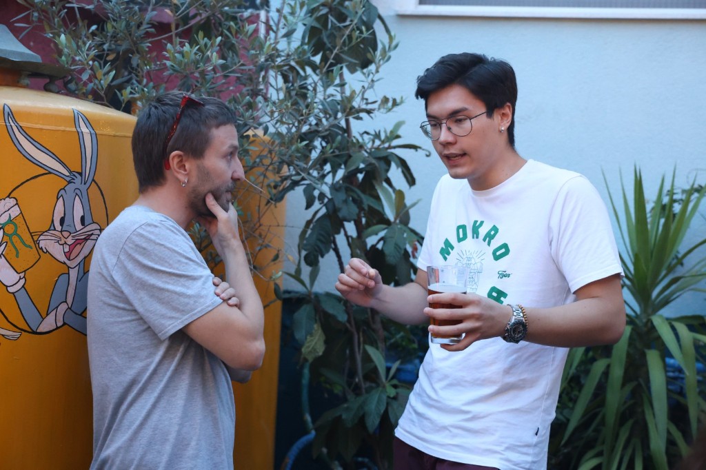 Community members at Bitcoin Pizza Day meetup